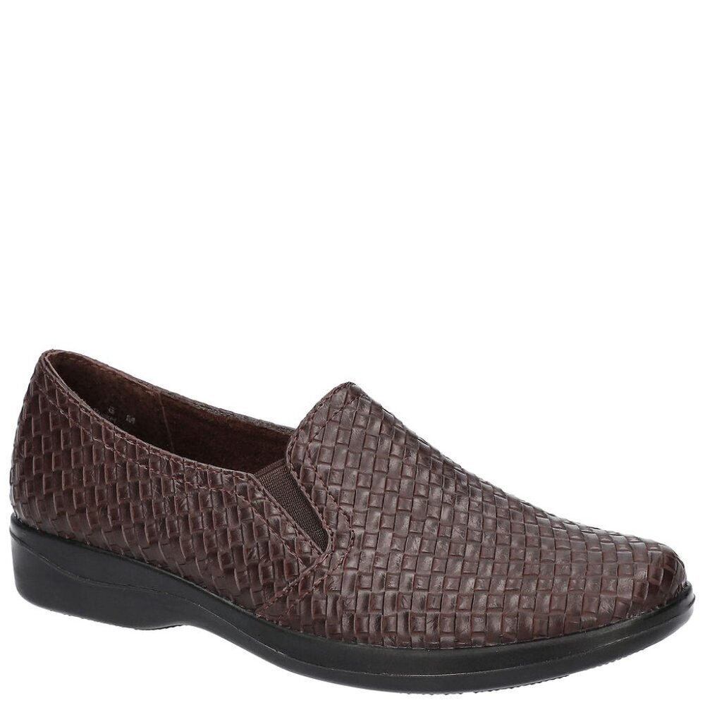 Easy Street Eternity Women's Slip On Brown Woven 9 N NEW